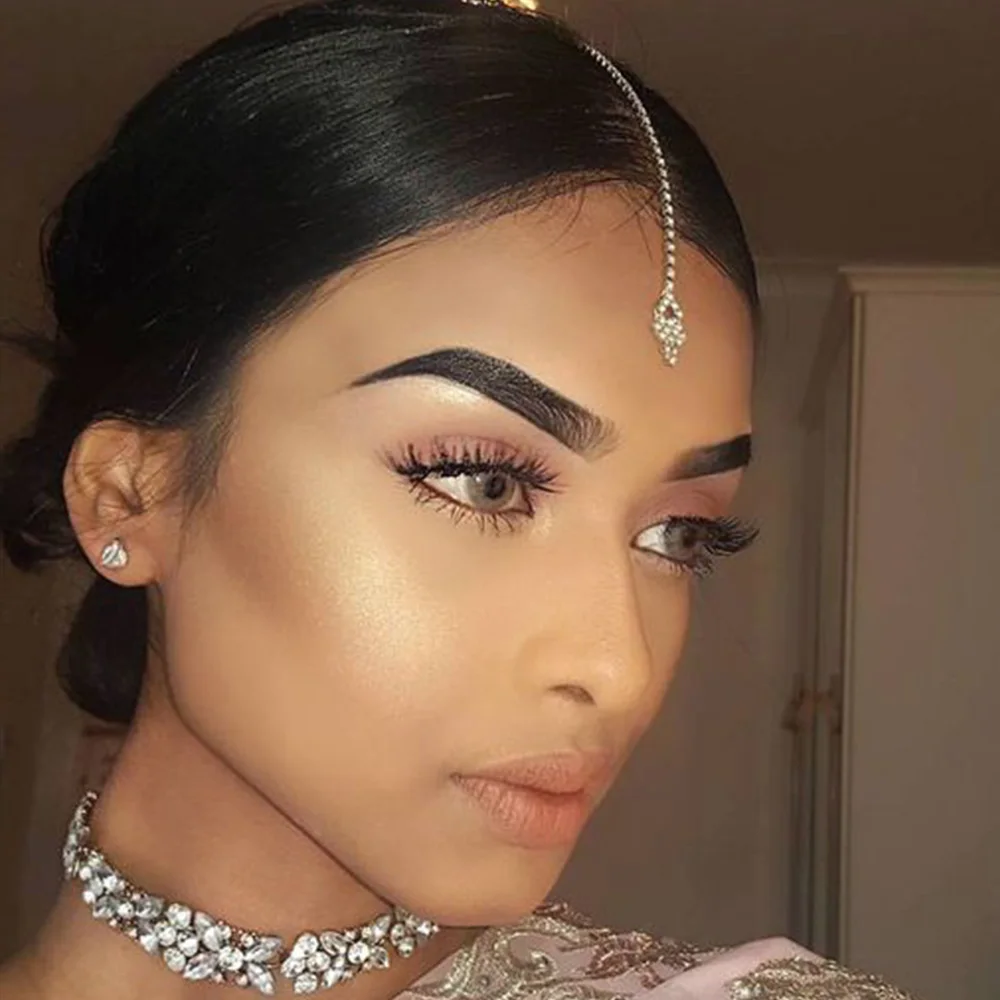 Indian Wedding Supply - Stonefans 기하학 이마 체인 여성 인도