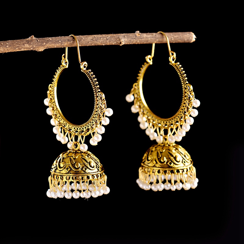 Indian Wedding Supply - 여성을위한 새로운 인도 Jhumka 쥬얼리 패션