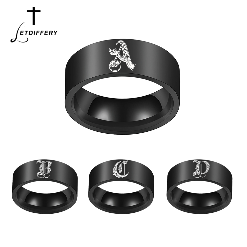 Wedding Z - Letdiffery 사용자 정의 새겨진 이니셜 A