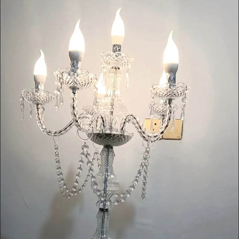 Wedding Decoration Supply - 현대적인 고급 캔들 램프 웨딩 센터피스