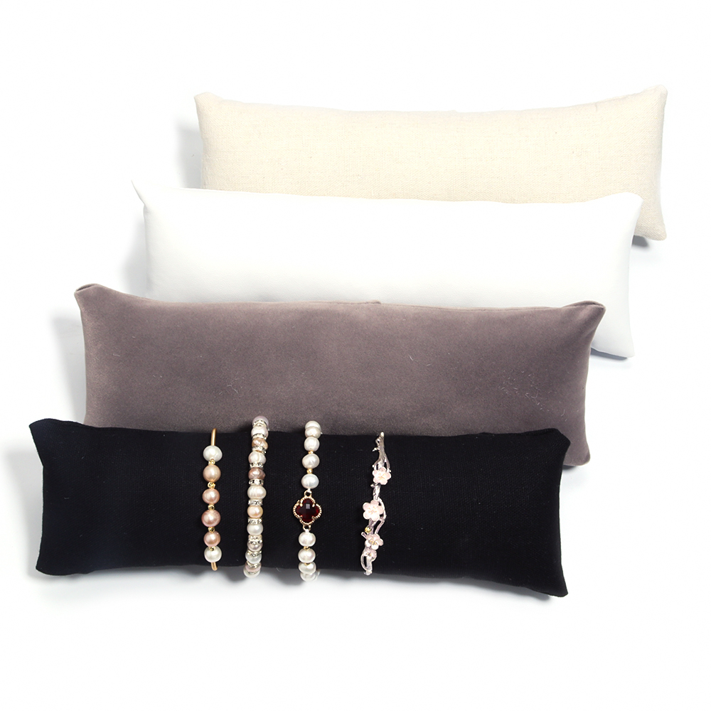 1Pc PU 가죽 벨벳 쥬얼리 베개 스탠드 시계 팔찌  - Ring Bearer Pillow 리뷰 및 가격