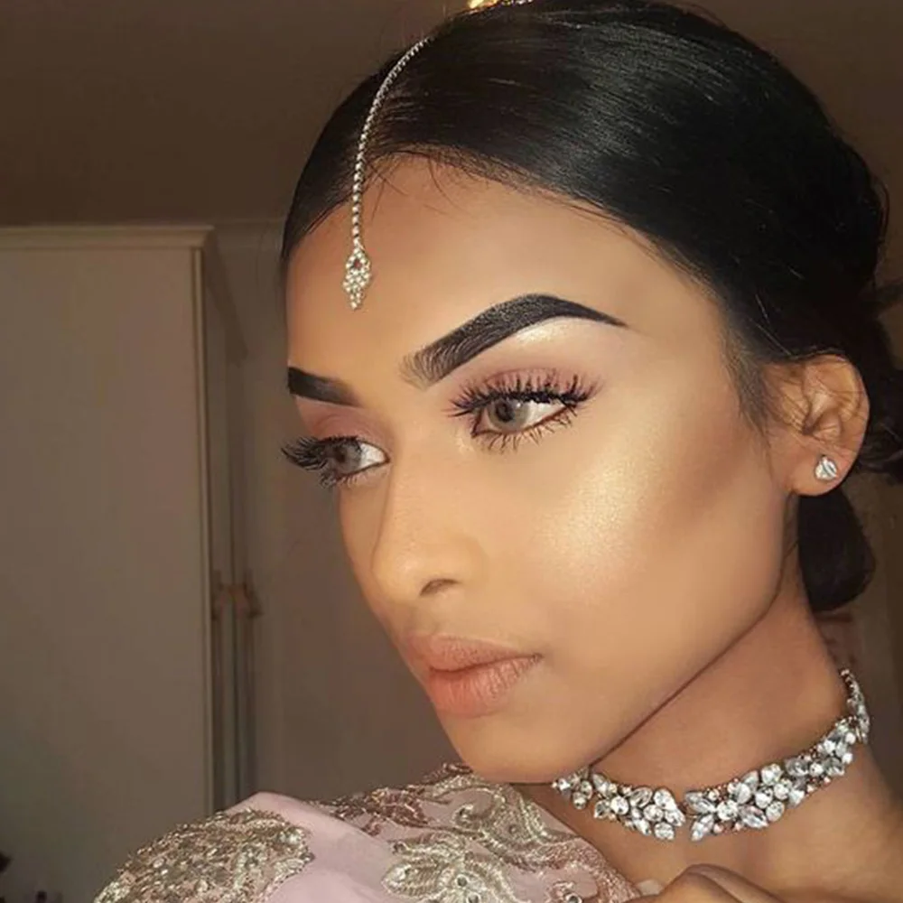 Stonefans 기하학 이마 체인 여성 인도 웨딩 쥬 - Indian Wedding Supply 리뷰 및 가격
