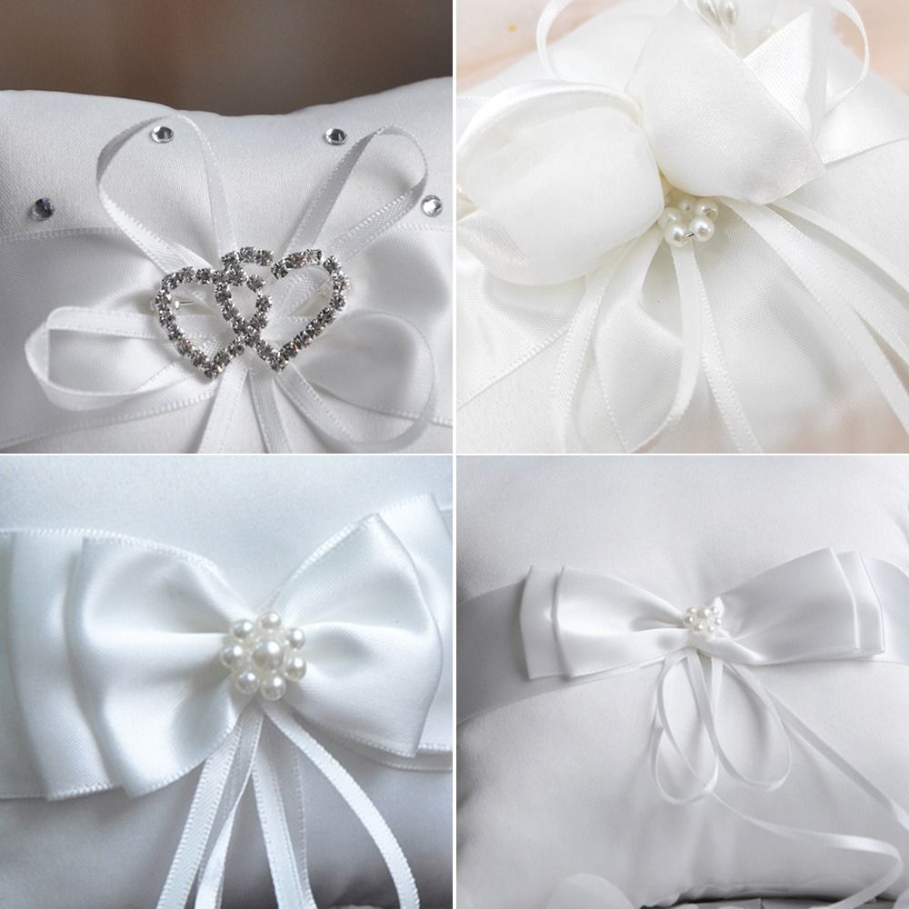 15*15cm 20*20cm 링 베어러 베개 화이트 실 - Ring Bearer Pillow 리뷰 및 가격