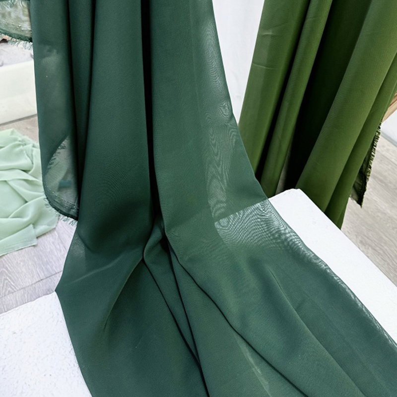 올리브 아보카도 그린 쉬폰 원단 신부 웨딩 파티 장식, - Wedding Backdrop Curtain 리뷰 및 가격