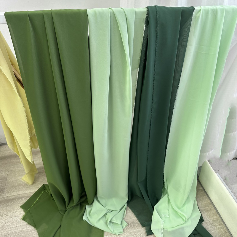 올리브 아보카도 그린 쉬폰 원단 신부 웨딩 파티 장식, - Wedding Backdrop Curtain 리뷰 및 가격