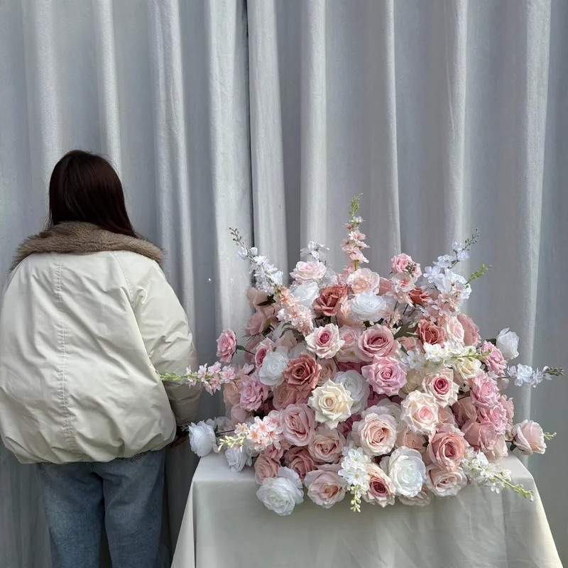 고급 실크 인조 꽃볼 고품질 장식 웨딩 테이블 장식품  - Wedding Supply Factory 리뷰 및 가격