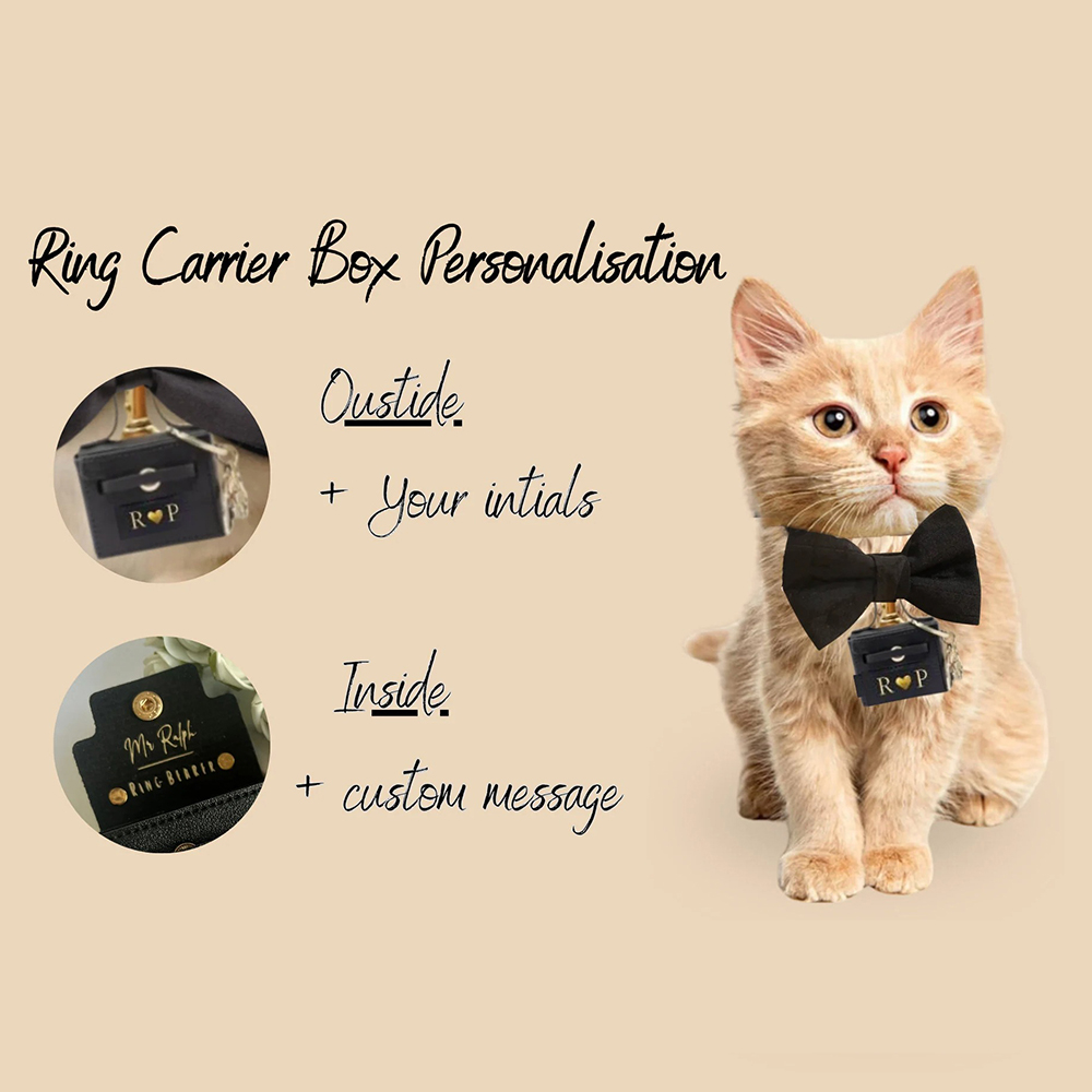 개인 맞춤형 웨딩 반지 보관 파우치 (강아지/고양이용) - Ring Bearer Pillow 리뷰 및 가격