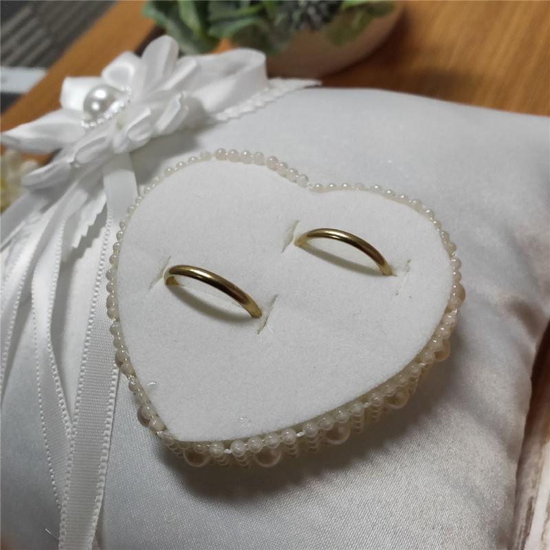 웨딩 링 베개 유럽풍 로맨틱 신부 웨딩 링 홀더 베개  - Ring Bearer Pillow 리뷰 및 가격