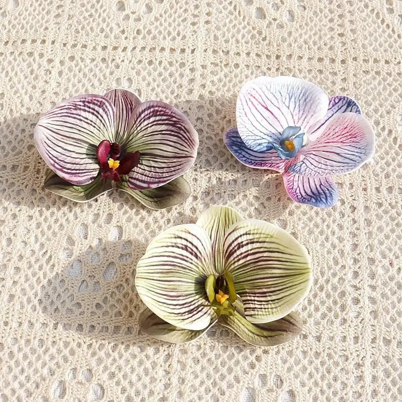 3D 프린팅 나비 난초 머리 장식, 인조 면과 실리콘  - Wedding Souvenir 리뷰 및 가격
