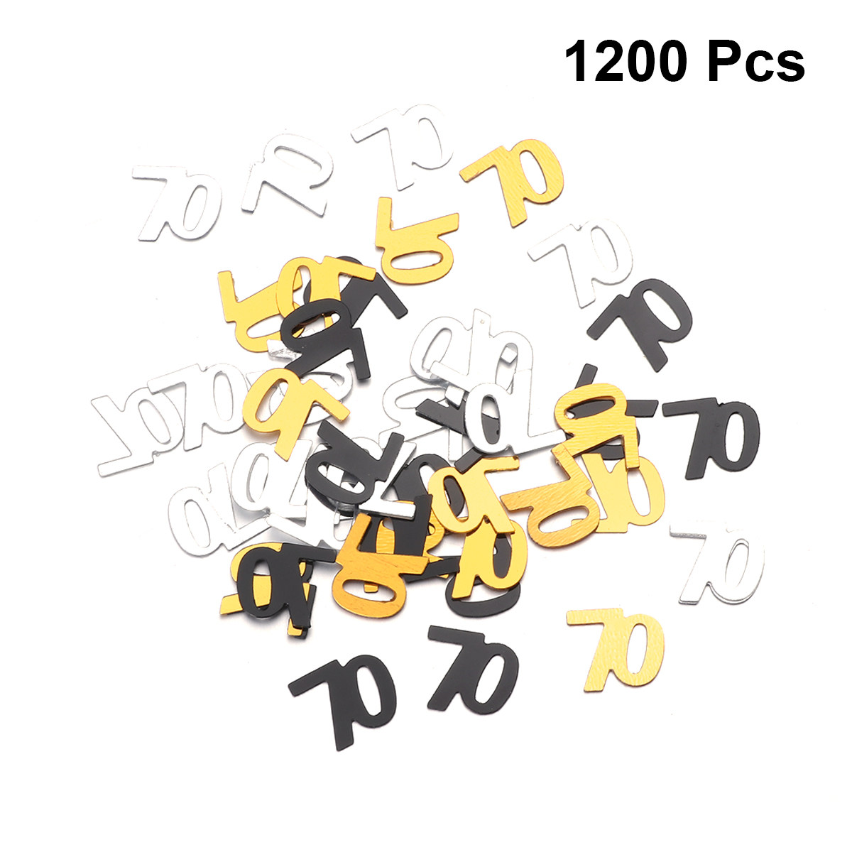 1200개 숫자 컨페티 파티 장식 생일 기념일 테이블  - Table Number Gold 리뷰 및 가격