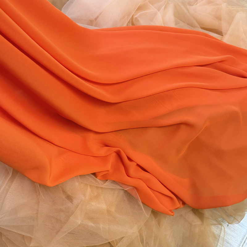 노란색 오렌지 쉬폰 패브릭 신부 웨딩 파티 장식 조젯  - Wedding Backdrop Curtain 리뷰 및 가격
