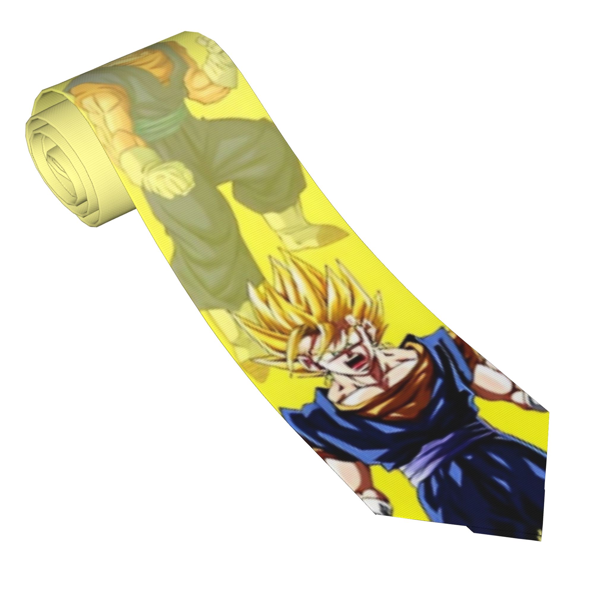 DBZ Z 캐릭터 패턴 넥타이 남녀공용 8cm 남성용  - Wedding Z 리뷰 및 가격