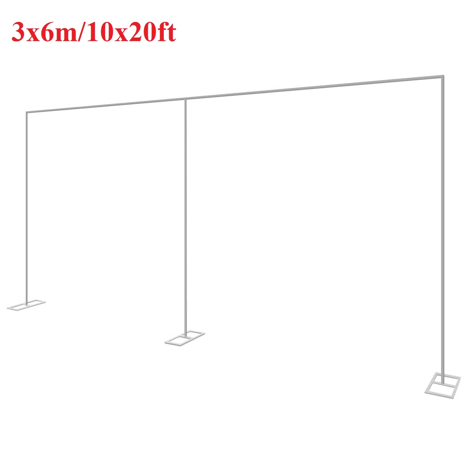 3x6m/10x20ft 금속 웨딩 아치 스탠드 헤비 듀 - Wedding Backdrop Curtain 리뷰 및 가격