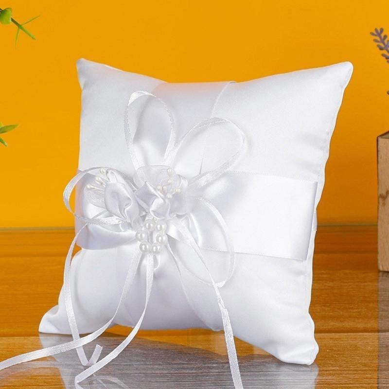 p9fe 웨딩 진주 반지 반지 링스 파티 및 축하 행사 - Ring Bearer Pillow 리뷰 및 가격